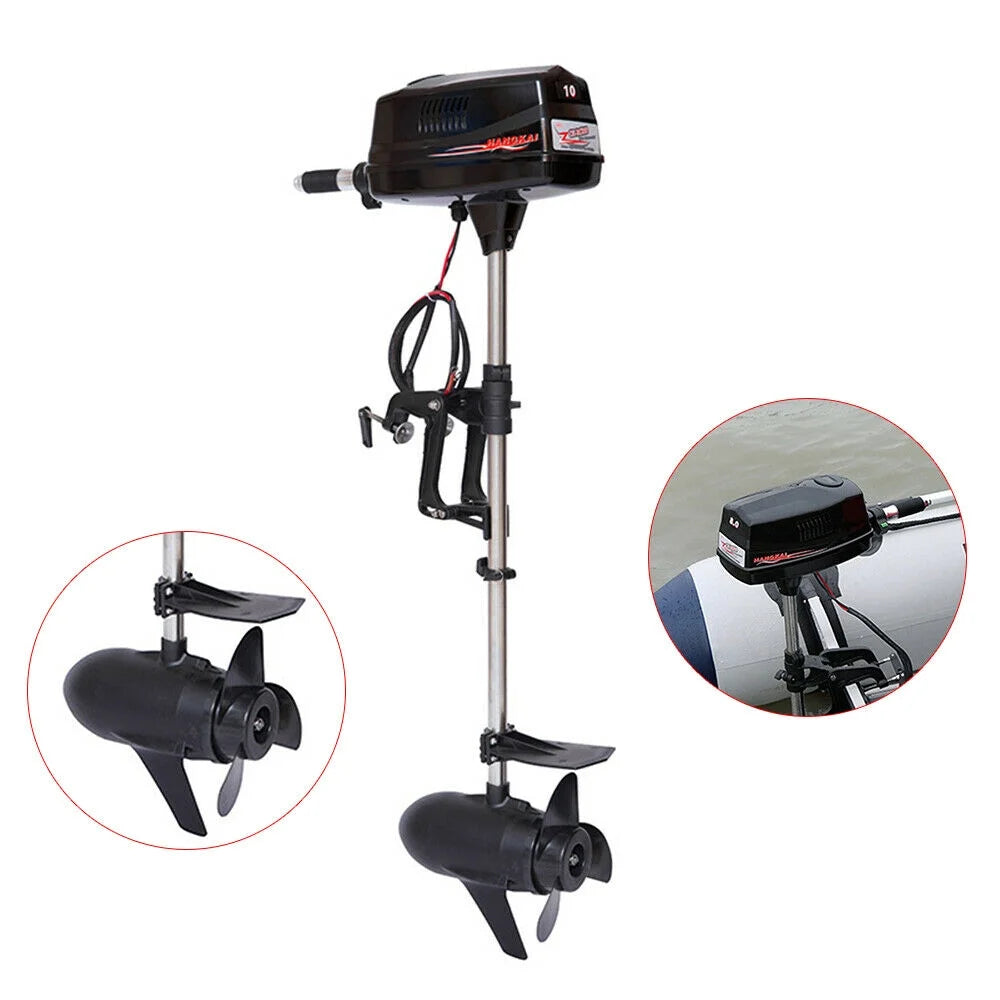 2200W Electric Outboard Motor Boat Engine Brushless Tiller Control 60V I84131