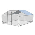 Walk-In Chicken Coop Poultry Cage with Waterproof Cover B5289