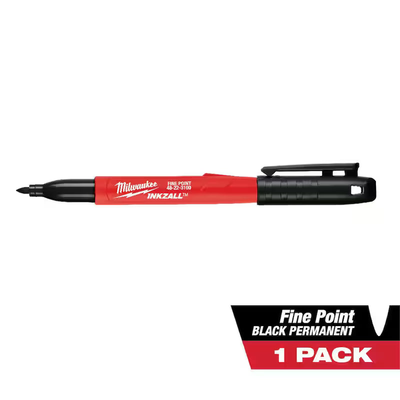 Black Fine Point Permanent Marker H157