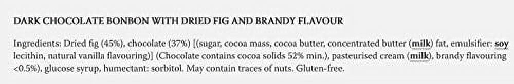 Dark Chocolate Truffle Stuffed Fig Bonbons 8pcs X44209