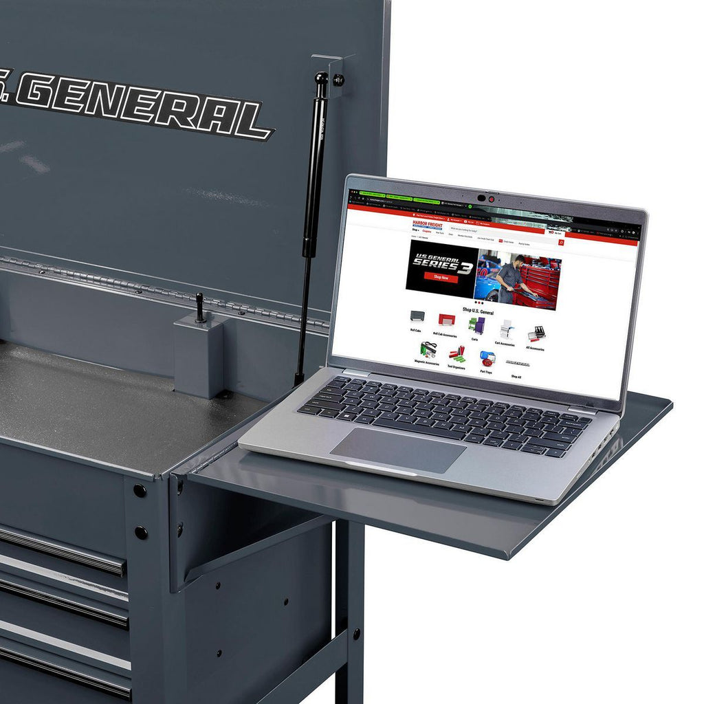 Slate Gray Folding Side Tray L7362