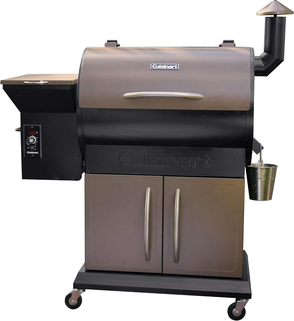 Black Vertical Propane Smoker with Four Removable Shelves E204541