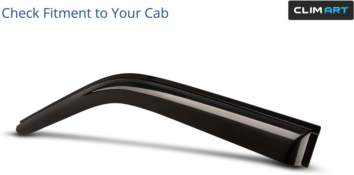 4pcs Dark Smoke Tape-on Window Deflectors A234