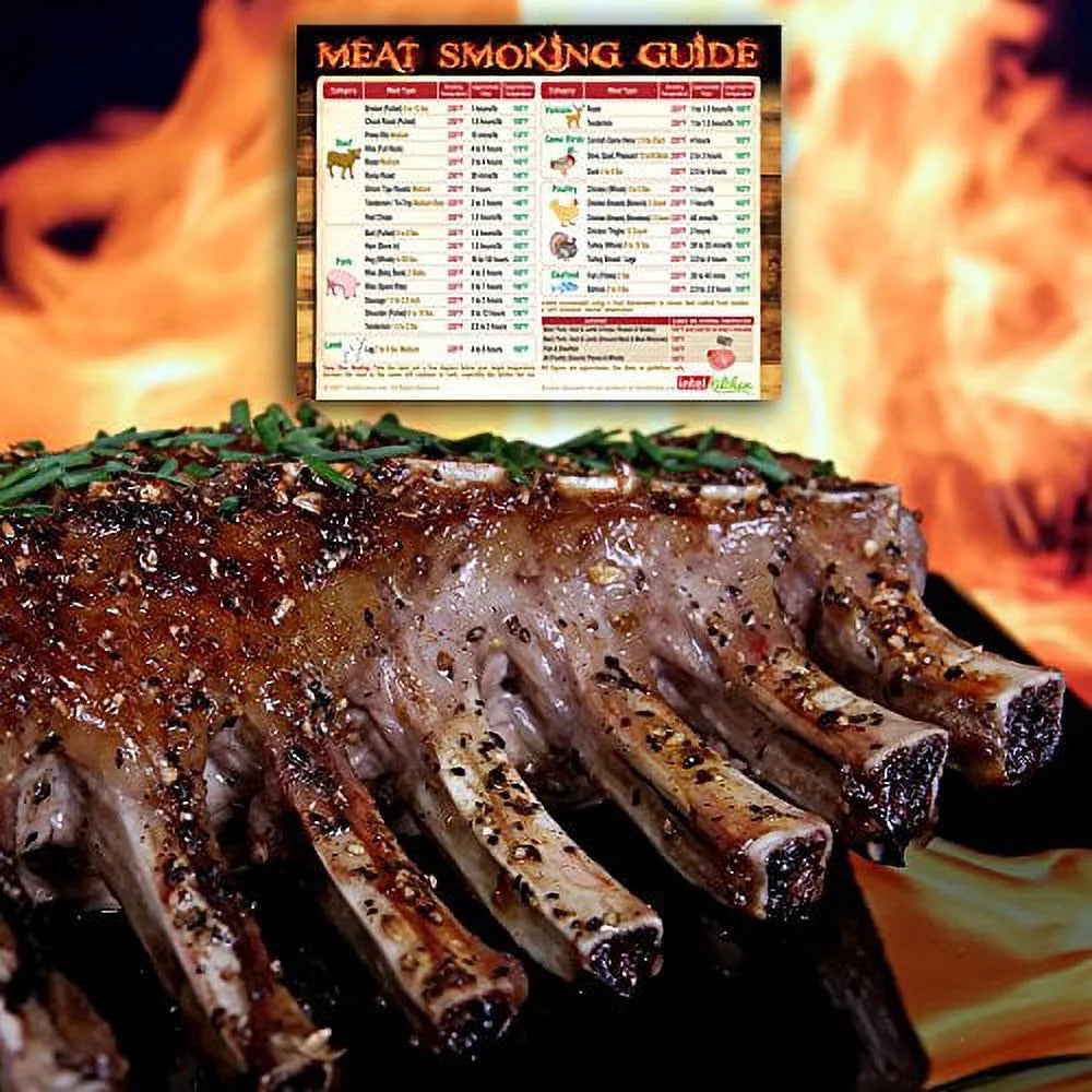 Meat Smoking Guide Magnet 31 Meat Types Smoking Time Temperature R8892
