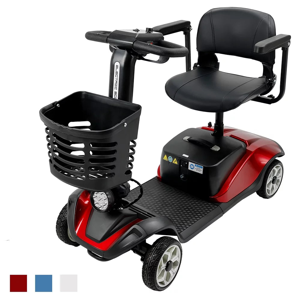 Blue 4 Wheel Mobility Scooter W7198